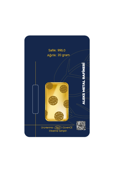 aga kulche 20 gr 995 24 Ayar AMR Külçe Altın
