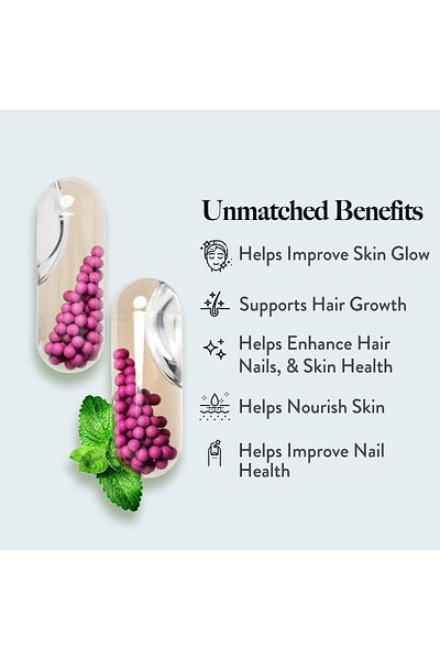 Wellbeing Nutrition Slow Skin Hair & Nails Supplement for Men & Women