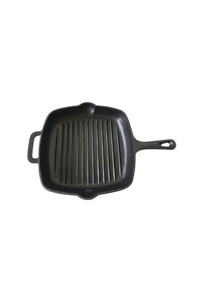 Hausberg Tigaie Grill din Fonta emailata HAUSBERG HB-H1562, průměr 27 cm, Adancime 4,5 cm, Maner 15 cm