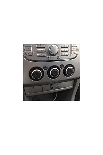 NTY Set 3 butoane cromate AC, compatibil Ford Focus Mondeo Connect S-max C-max Fiesta, negru-crom