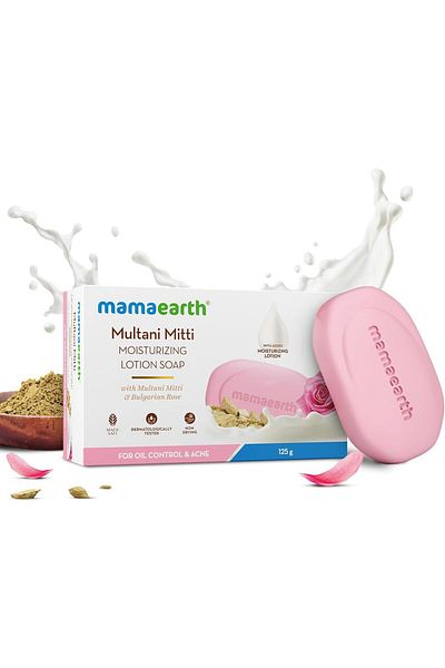 Mamaearth Multani Mitti Lotion Soap Single 125g