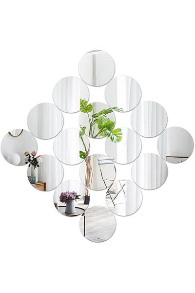 MaffStuff Oglinzi Acrilice Autoadezive Decorative Buline – Decor Perete și Mobilă