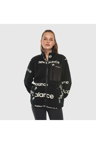 New Balance Black Women's Sweatshirt - Unc3358