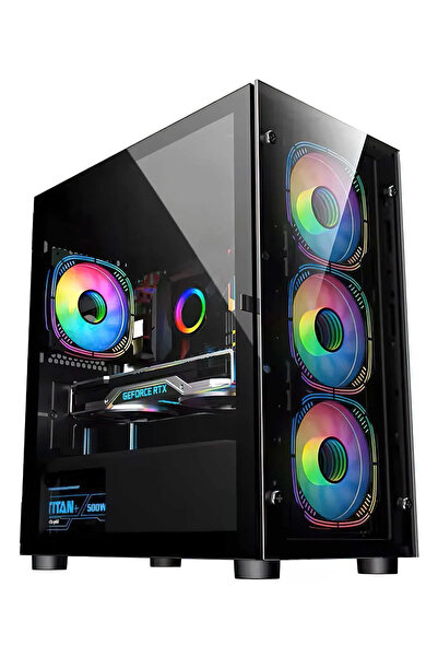 IZOLY RX53 i5-4570 16GB 256GB SSD RX 580 8GB Oyuncu Masaüstü Bilgisayarı