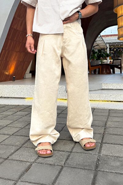 Flaw Wear Pleated Gabardine Trousers