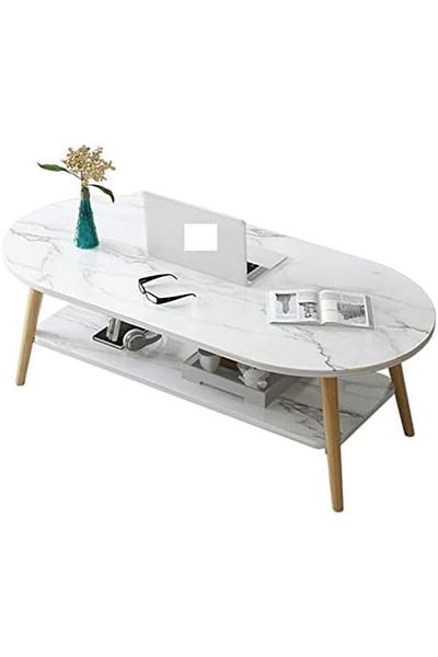 Generic Coffee End Table, Nightstand, Industrial End Table Sofa Side Table Small Circle Table With 2-tier St