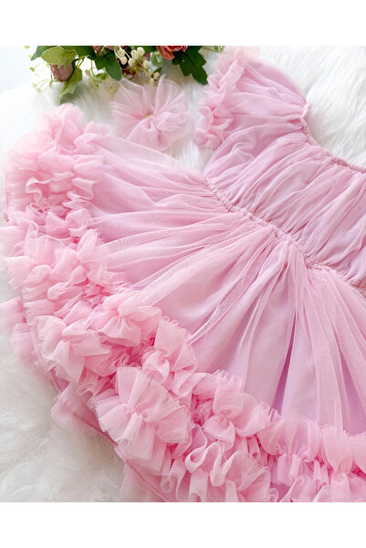 aysskids Mabel Kabarık Tütü Kız Çocuk Elbisesi