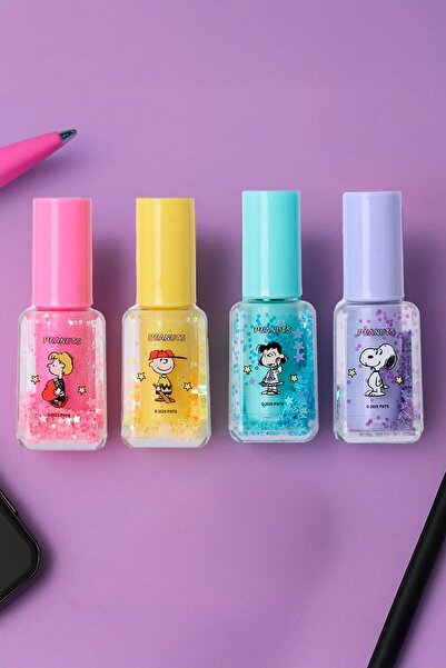 Miniso Snoopy Lisanslı Vintage Serisi Fanus Marker Seti (4 adet)