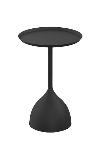 sharpdo Retro Style Sofa Side Table, Light Luxury Style Coffee Table for Serving Guests