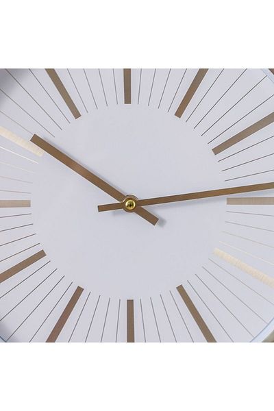 Danube Home Cambridge Elegance Wall Clock Classic And Timeless Design 30X30X4.5Cm Rose Gold
