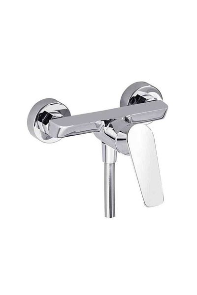 Danube Home Milano Calli Wall Mounted Shower Mixer Without Shower Rain Shower Single Handle Faucet-Chrome