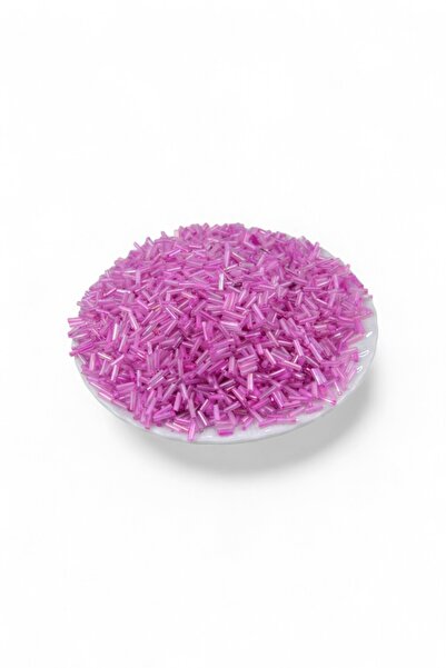 Serhat Aksesuar ve El İşçilik خرز أنبوبي فوشيا باستيل 90 جرام