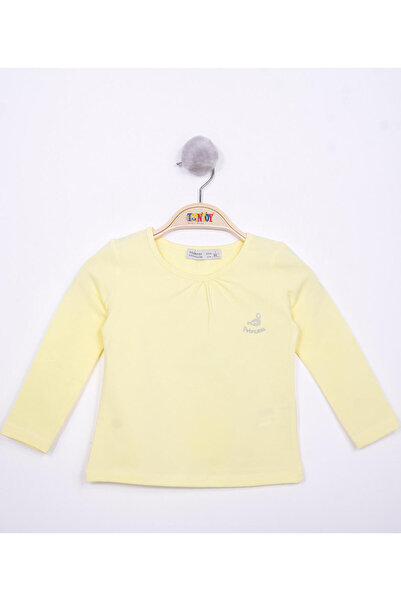 Toontoy Broderie prințesă pe pieptul fetiței tricou