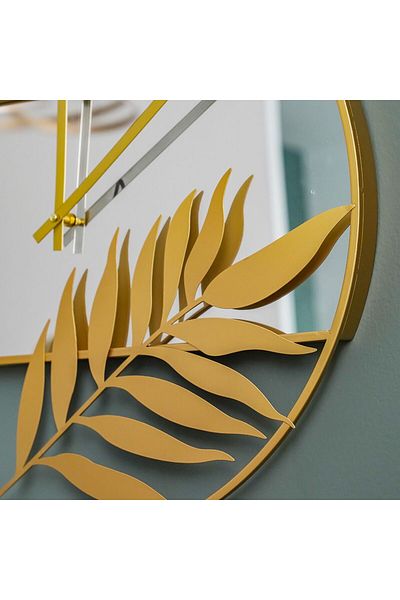 Danube Home Cambridge Clock In A Mirror Wall Clock 60X60X4Cm Gold