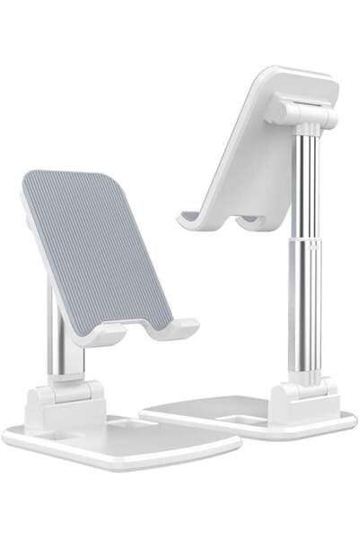 MaffStuff Suport Telefon & Tabletă Birou MaffStuff® – Reglabil, Pliabil, Portabil, Alb