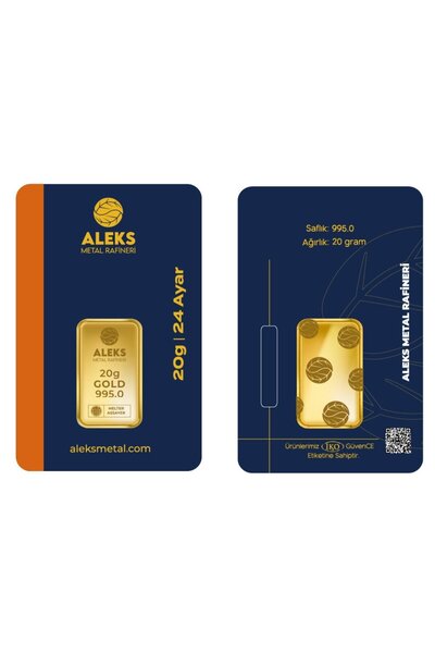 aga kulche 20 gr 995 24 Ayar AMR Külçe Altın