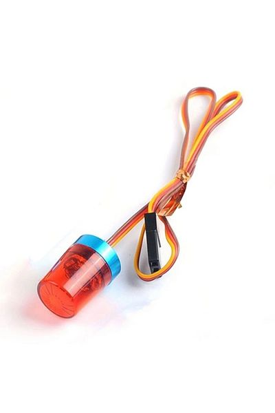 Choice Red Multi-function LED Lamp Strobing-blasting/Flashing/Rotating Light for 1/10 RC Model Car 1:14 Tam