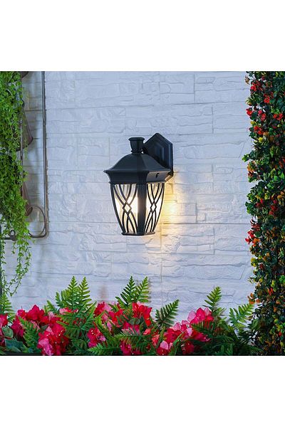 Danube Home Milano Donna Wall Bracket, Outdoor Light Cover, Wall Mount Lanterns For Home L18XW22XH33 Cm Beige