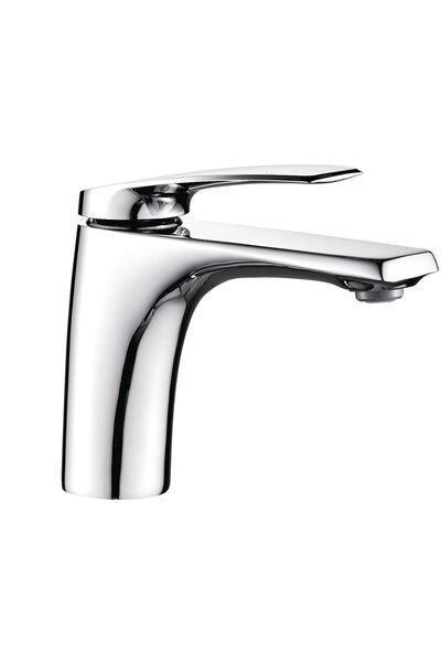 Danube Home خلاط حوض ميلانو نيكو مع مخرج تصريف من الكروم | خلاط حوض نحاسي | خ...