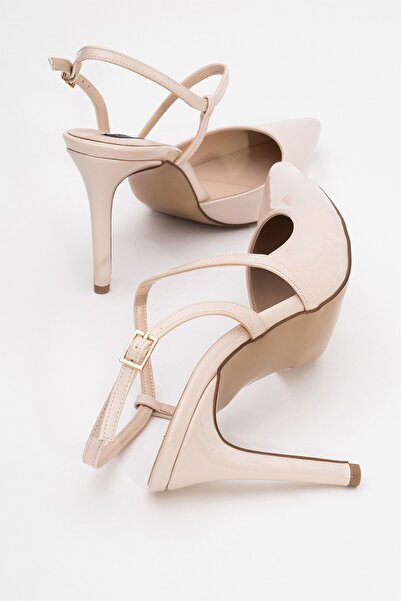 Lizy Shoes Rugan Topuklu Ayakkabı