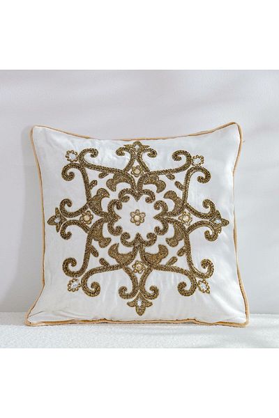 Danube Home Pearl Antique Cushion Cover Ivory 45X45 Cm
