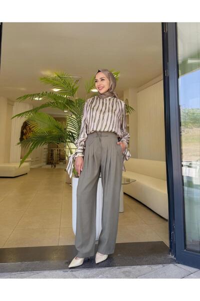 Hare Butik ELORİA PİLE DETAY PANTOLON