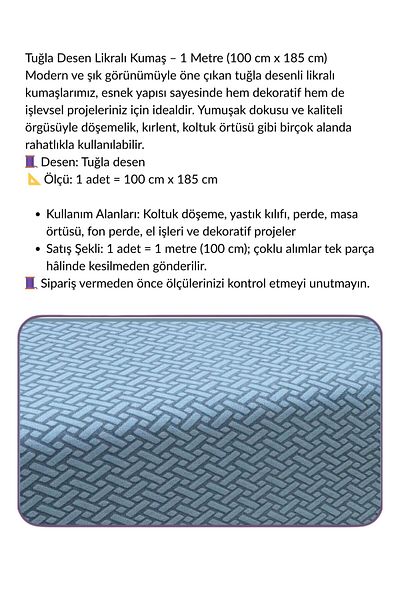 uzhanem Jacquard Fabric, Used for Pillow Cover, Sofa Cover, Thick and Flexible 100cm X 185cm