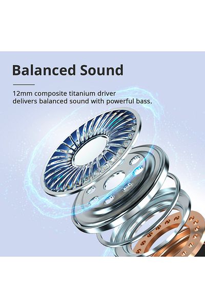 Tronsmart سماعات أذن Sounfii R4 ENC، لون أسود