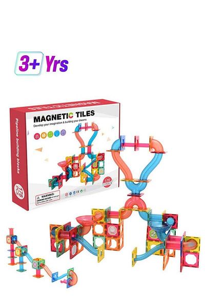 COOYA JZRtoys11 178-Piece Magnetic Blocks-STEM Building Toys for Kids Ages 3+