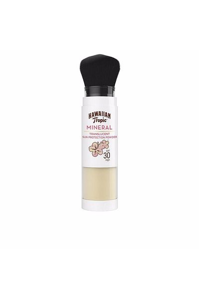 Hawaiian Tropic Protectie Solara Pentru Ten Cu Pensula Integrata Mineral Brush Spf30 1 Buc