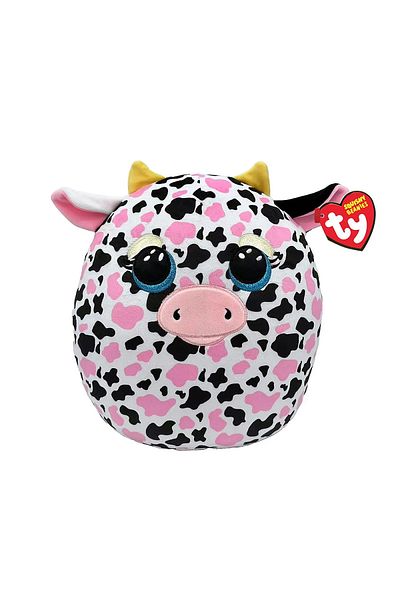 Squish-a-Boos PLUS TY SQUISHY BEANIES COW MILKSHAKE 22CM