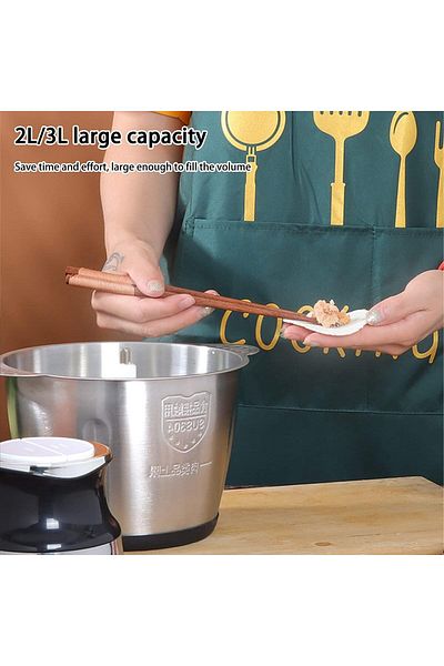 COOYA Meat Grinder with 4 Sharp Blades,Meat Blender Food Chopper for Meat,Vegetables,and Nuts (2L)
