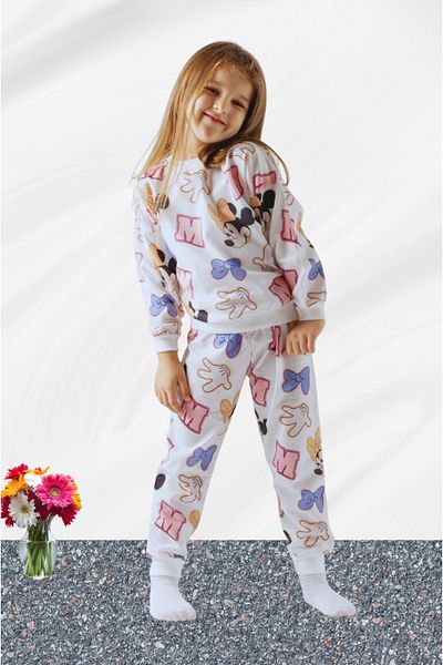 Fox Moda Printed Girl's Tracksuit Set Seasonal