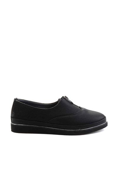 Bambi Pantofi casual de damă negri strălucitori K01763200309