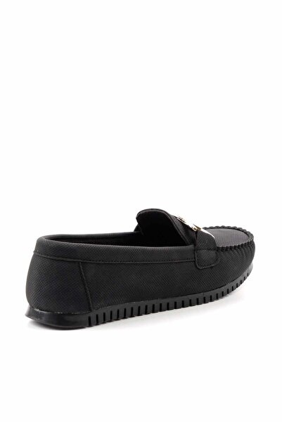 Bambi Siyah Kadın Loafer Ayakkabı K01542167701