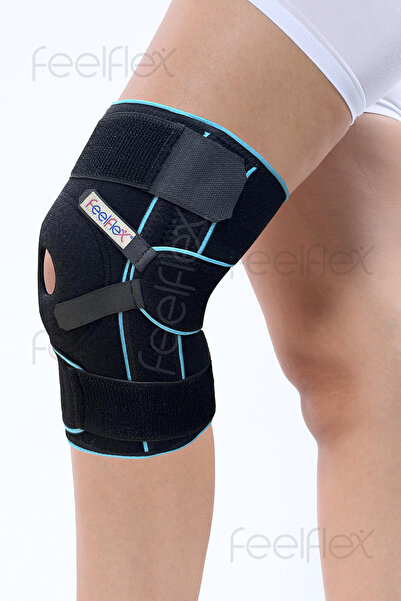 Feelflex Diz Kapağı Diz Destekleyici Diz Bandajı Patella Ligament Destekli Dizlik Ağrı Sporcu Dizliği