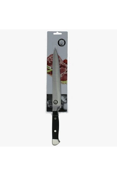 Master Chef Carving Knife Black and Silver