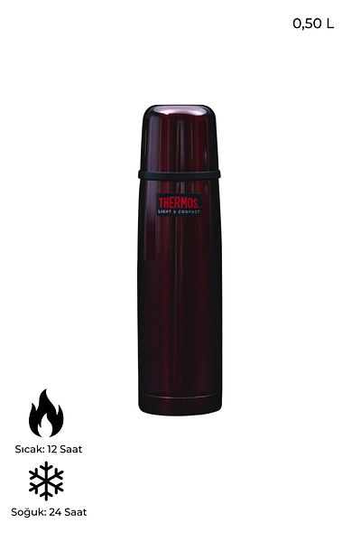 Thermos 500 ml Stainless Steel Thermos – 12 Hours Hot 24 Hours Cold Leakproof and Durable Design