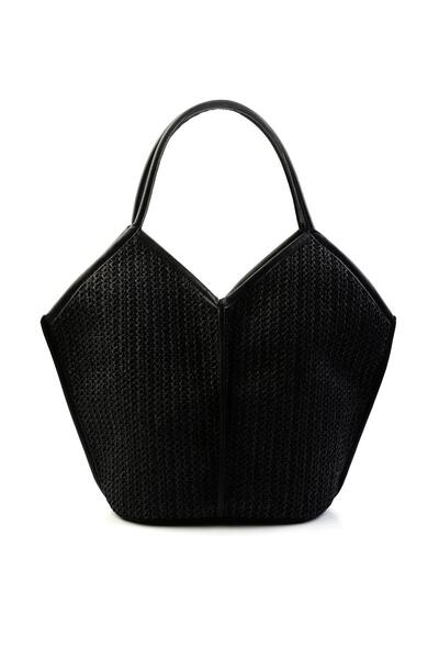 Bambi Siyah Kadın Omuz Çantası C06972090028