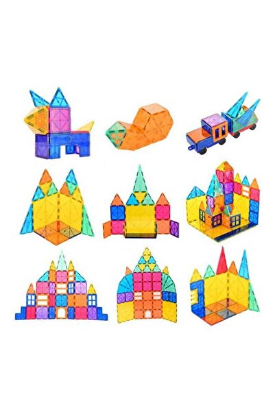 LIXADA 1097228 120-Piece Construction Magnetic Blocks Building Toy Set