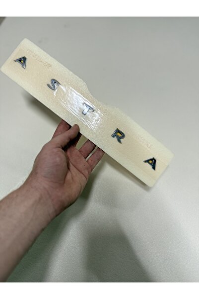 EDEXPORT Astra Boşluklu Yeni Nesil Bagaj Yazısı 3M 3D ABS (5 er cm boşluklu m...