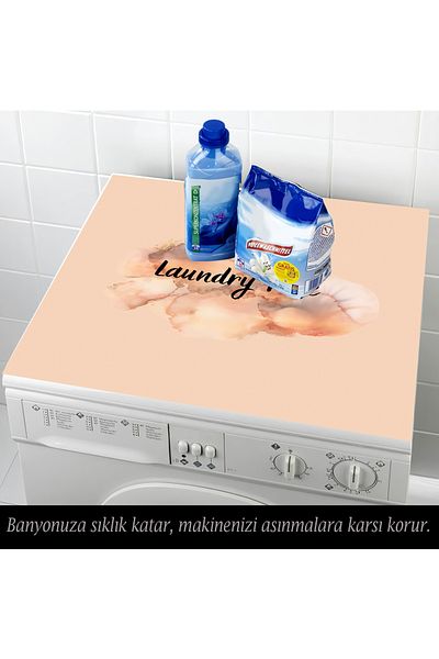 Getcarpet Κάλυμμα στεγνωτηρίου πλυντηρίου ρούχων Προστατευτικό μαξιλαράκι Υγρό ματ Αντιολισθητικό Πλένεται