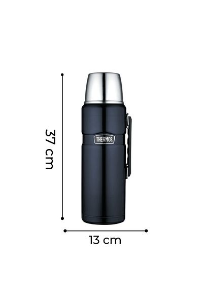 Thermos 2 Liter Stainless Steel Thermos – 24 Hour Hot Cold Cup Vacuumed and Leakproof with Lid