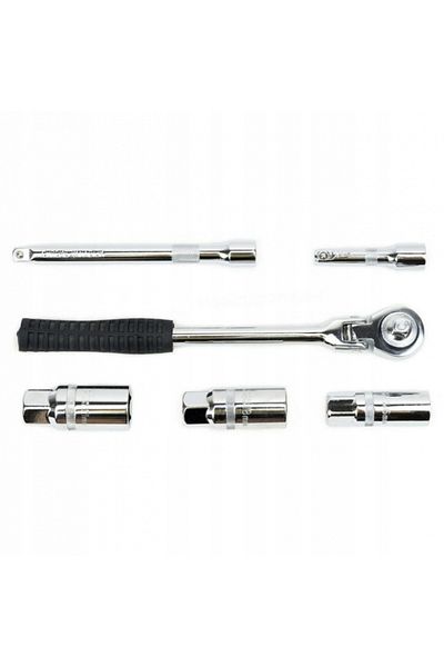 ORYX Cheie cu clichet tubulare 16-18-21 mm pentru bujie cu prelungitoare 75 mm si 151 mm lungime SN3633