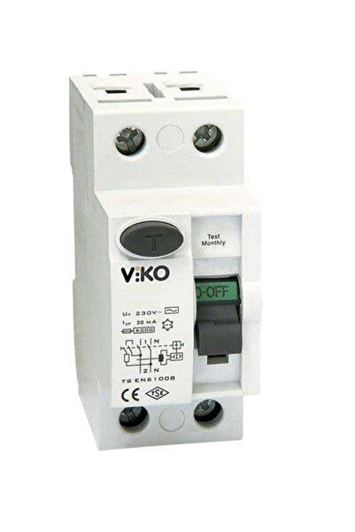 VİKO 6ka Ac 2p 30ma 40a Kaçak Akım Sigorta Rölesi