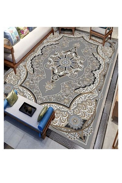 smart home Ceramic rug, premium velvet rug, soft to the touch, with beautiful 3D patterns, made of high quality materials