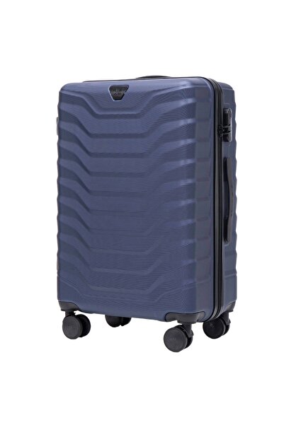 wings Set de 4 valize Peafowl - ABS, încuietoare TSA, roți 360°, albastru