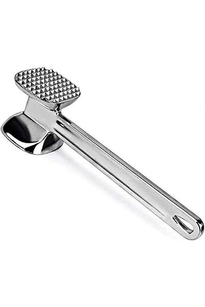Ideal Pack Meat Hammer Tenderizer – Heavy-Duty Double-Sided Mallet Tool for Tenderizing Beef, Chicken, Pork,