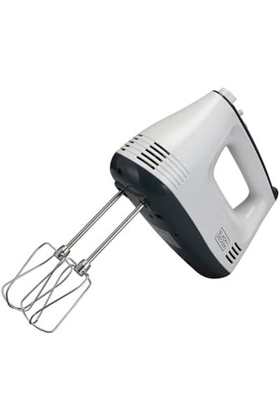 Blackdekor Black & Decker 300W Hand Mixer White M350-B5 2 Years Warranty