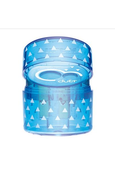 Milan Milan Duet Double Mechanical Pencil Sharpener with Container, Plastic